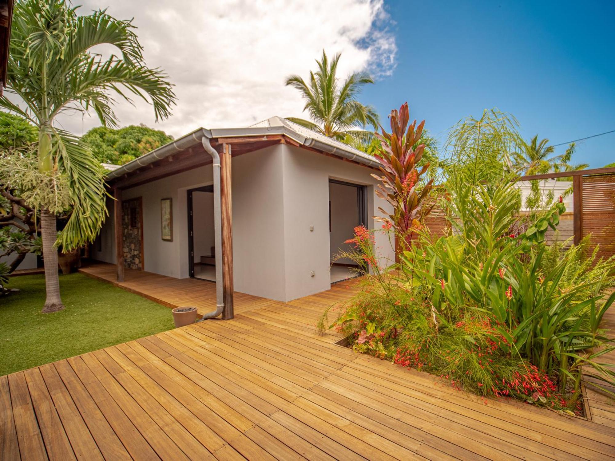 La Kaz Veloutier - Villa 4 Chambres Avec Piscine La Saline Les Bains Eksteriør billede