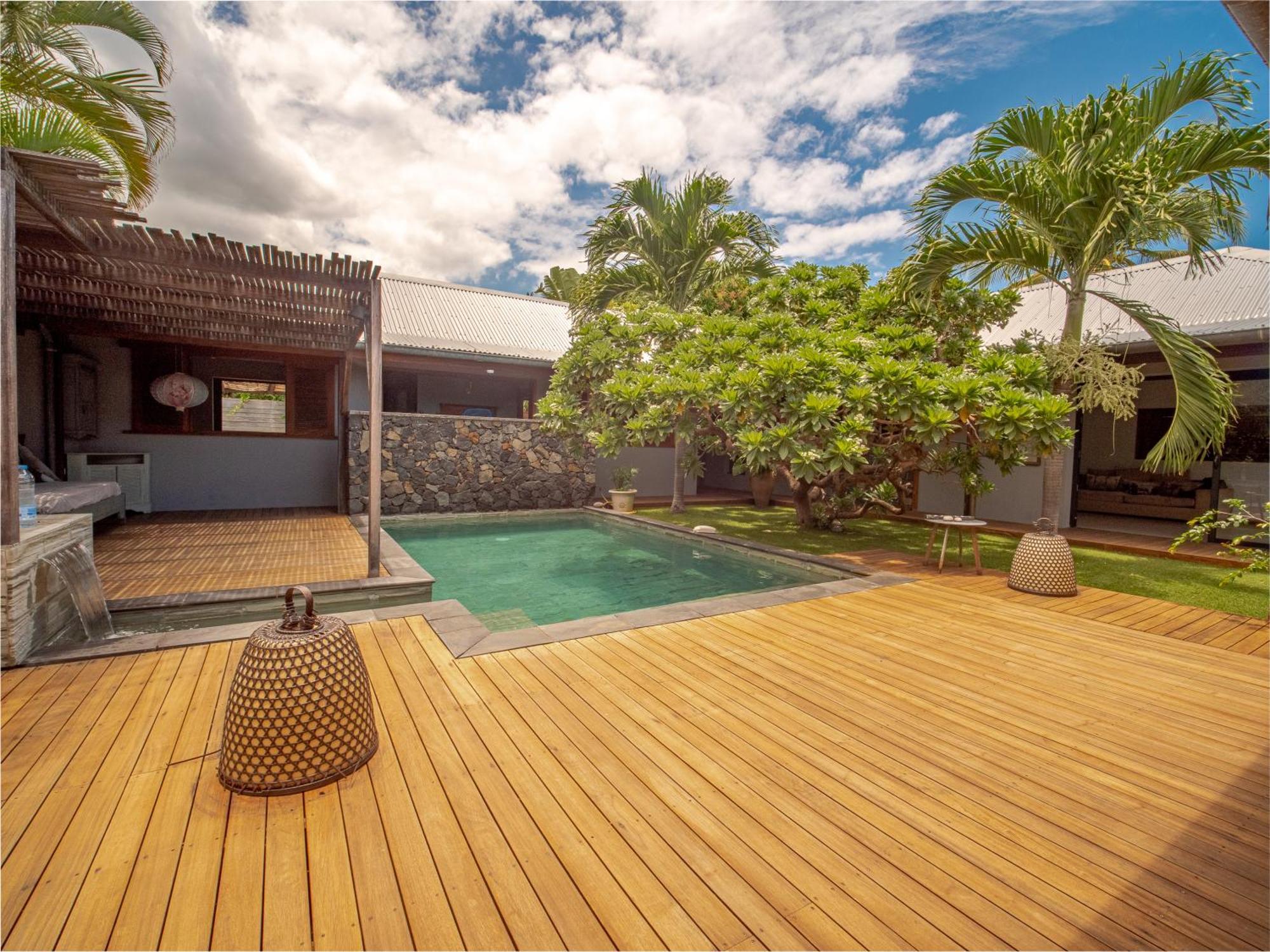 La Kaz Veloutier - Villa 4 Chambres Avec Piscine La Saline Les Bains Eksteriør billede